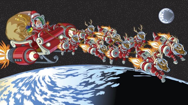 هدایای بابانوئل در ایستگاه فضایی بین‌المللی